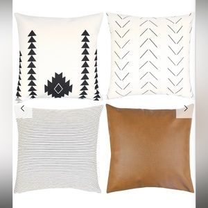 Amaro 4 Pack Woven Nook Pillow Covers